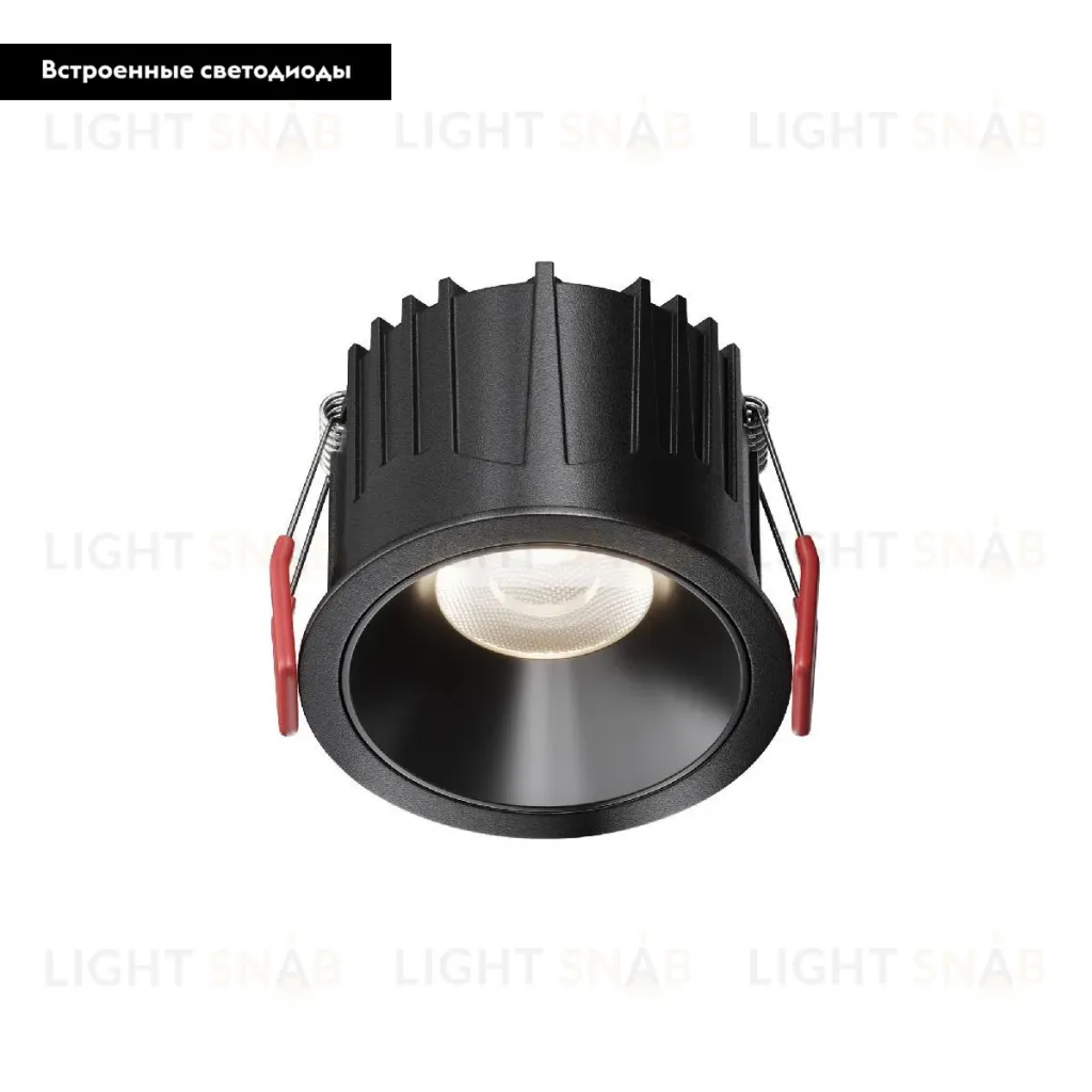 Встраиваемый светильник Maytoni Alfa LED DL043-01-15W4K-RD-B-1 DL043-01-15W4K-RD-B-1