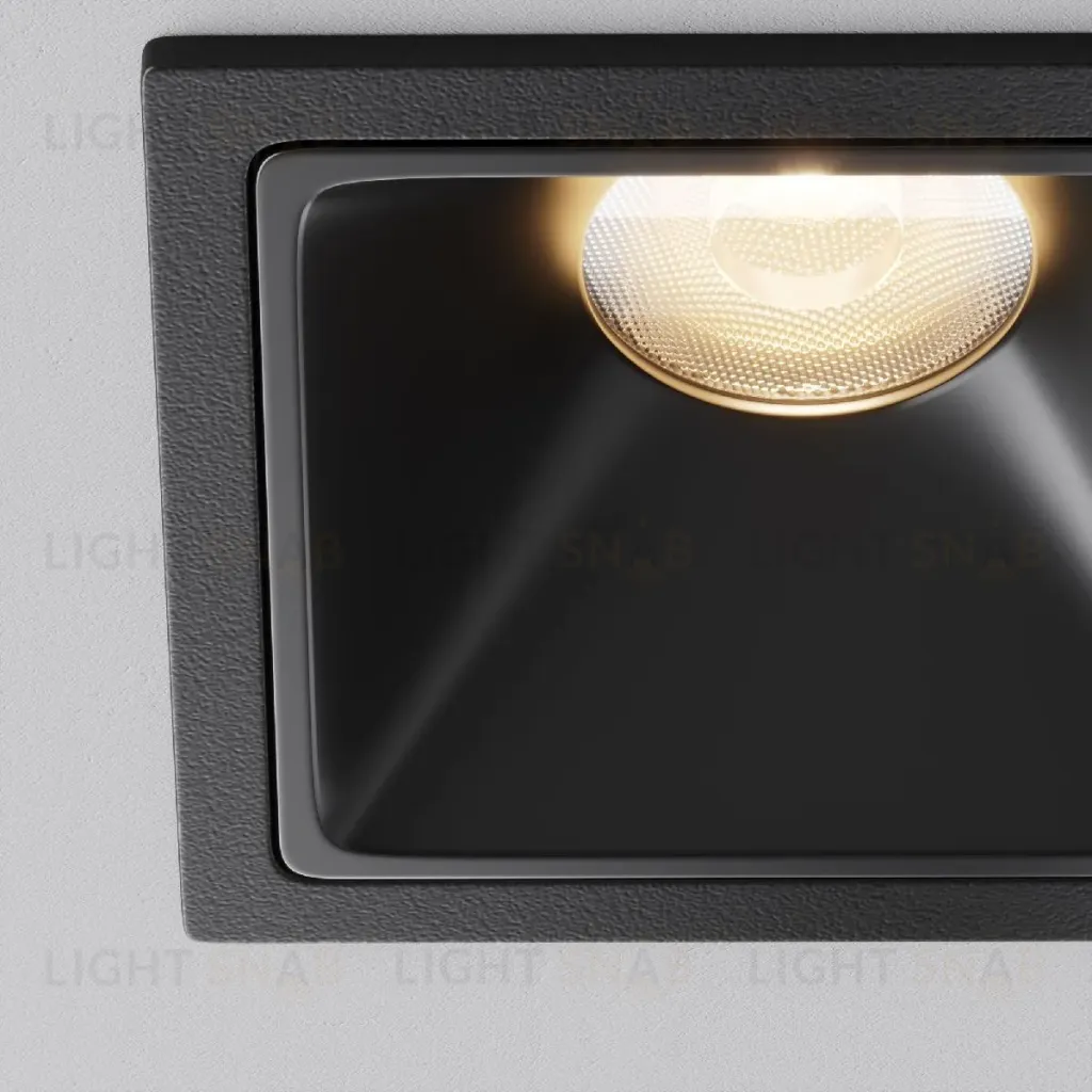 Встраиваемый светильник Maytoni Alfa LED DL043-01-10W3K-SQ-B-1 DL043-01-10W3K-SQ-B-1