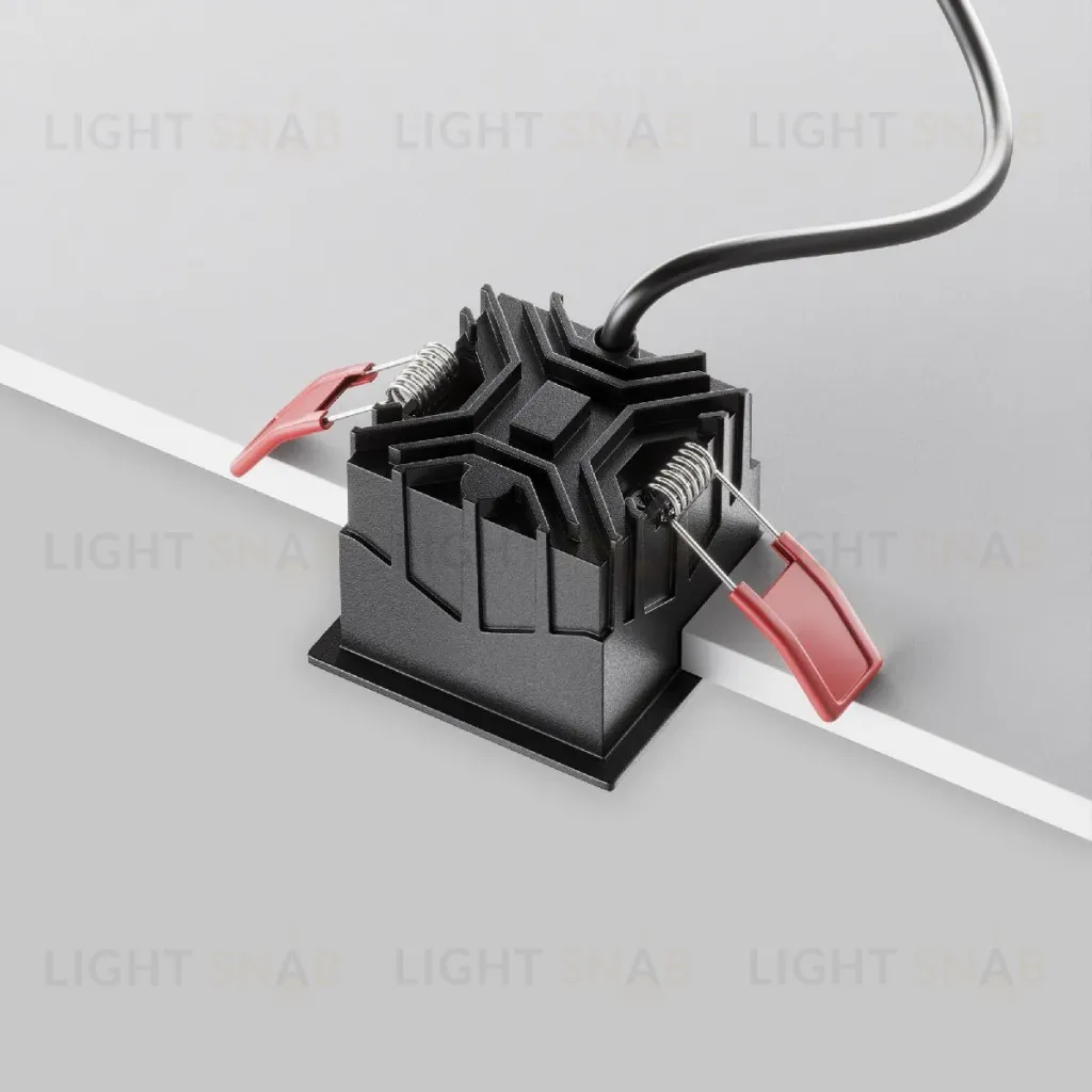 Встраиваемый светильник Maytoni Alfa LED DL043-01-10W3K-SQ-B-1 DL043-01-10W3K-SQ-B-1