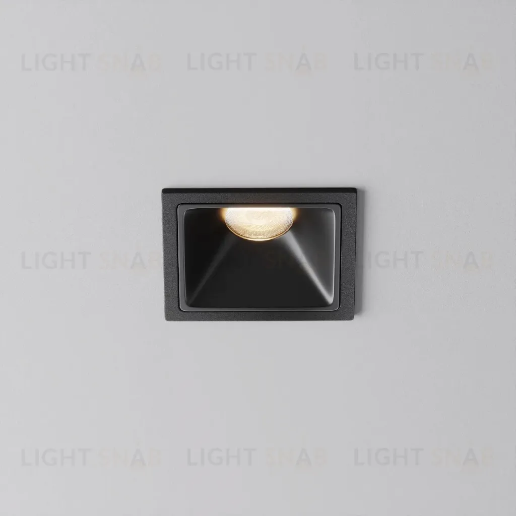Встраиваемый светильник Maytoni Alfa LED DL043-01-10W3K-SQ-B-1 DL043-01-10W3K-SQ-B-1