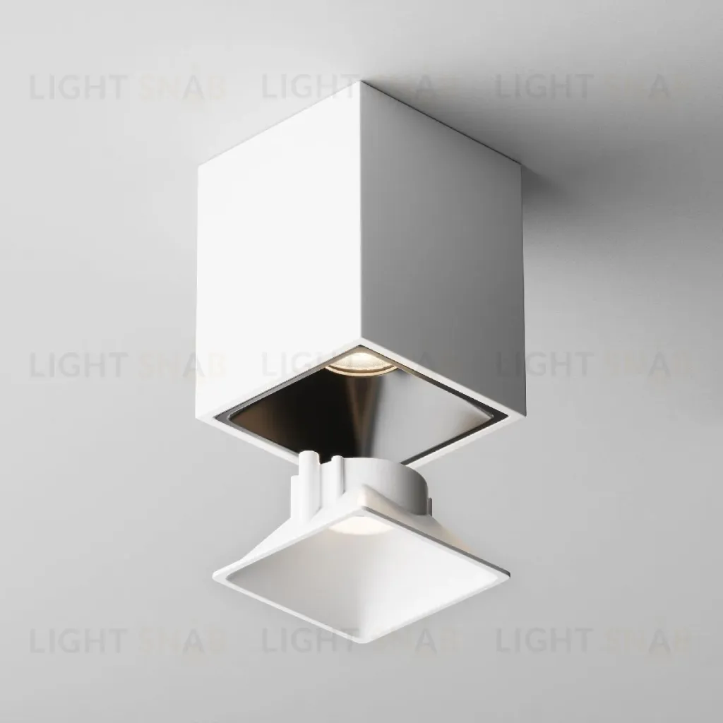 Декоративная рамка-отражатель для светильников серии Alfa LED Maytoni Downlight Ring8-10W-SQ-W Ring8-10W-SQ-W
