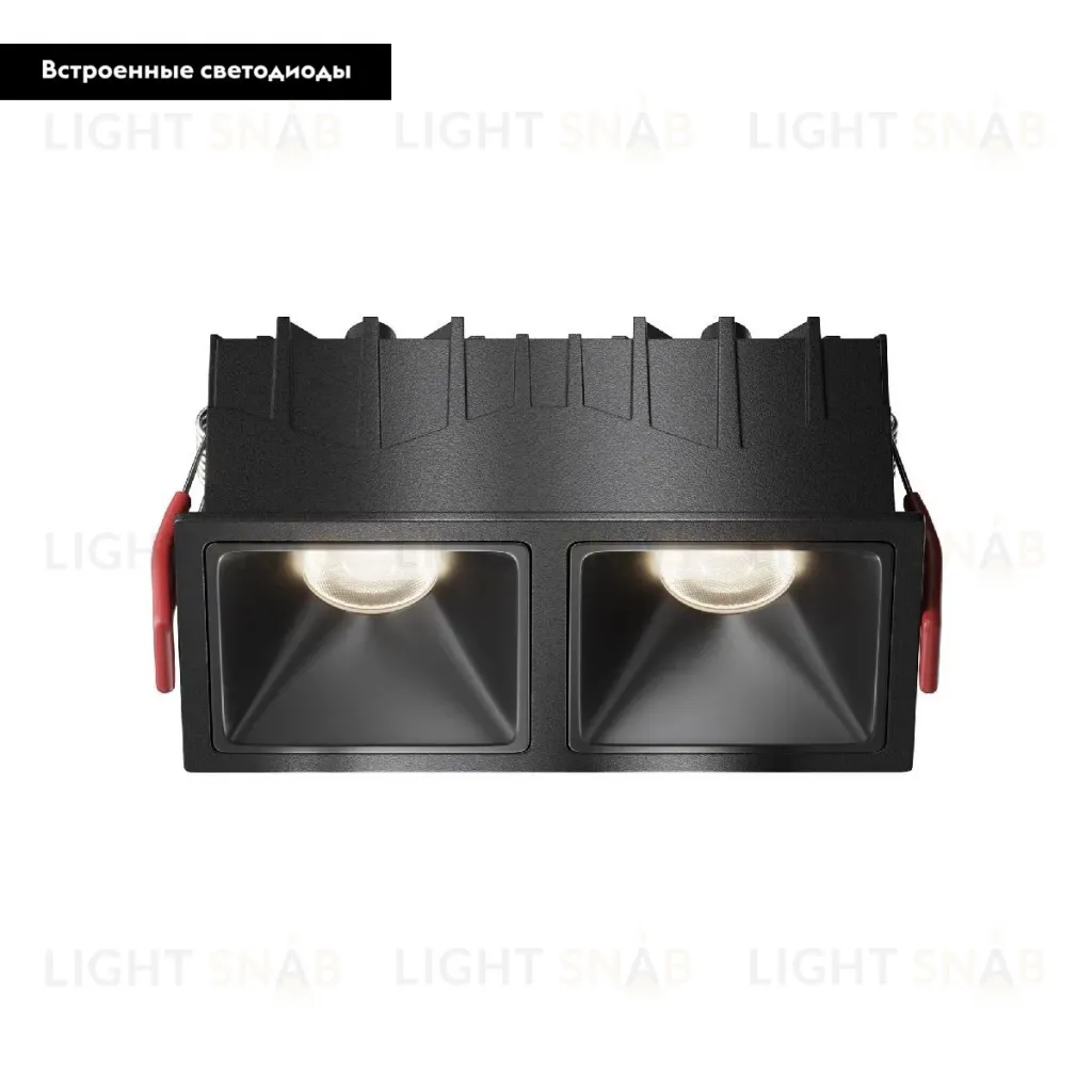 Встраиваемый светильник Maytoni Alfa LED DL043-02-10W4K-SQ-B-1 DL043-02-10W4K-SQ-B-1