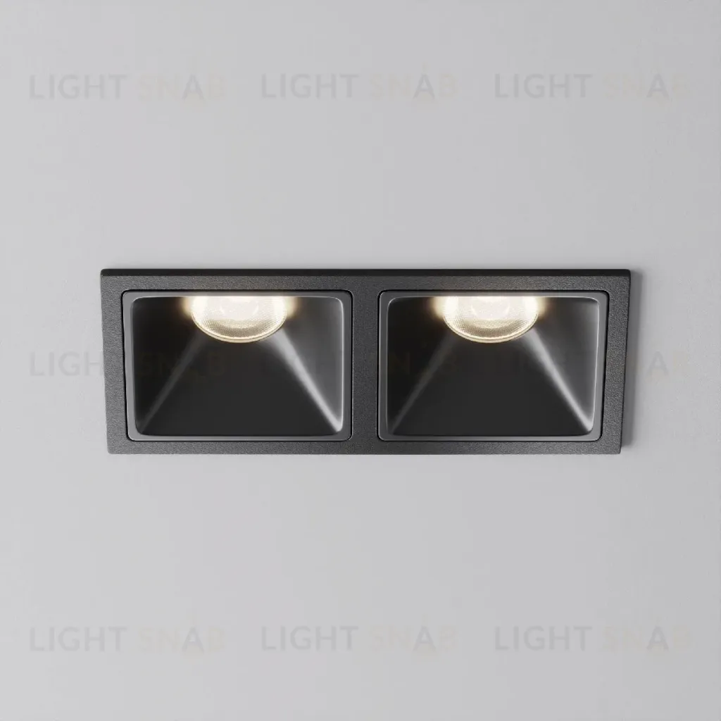 Встраиваемый светильник Maytoni Alfa LED DL043-02-10W4K-SQ-B-1 DL043-02-10W4K-SQ-B-1