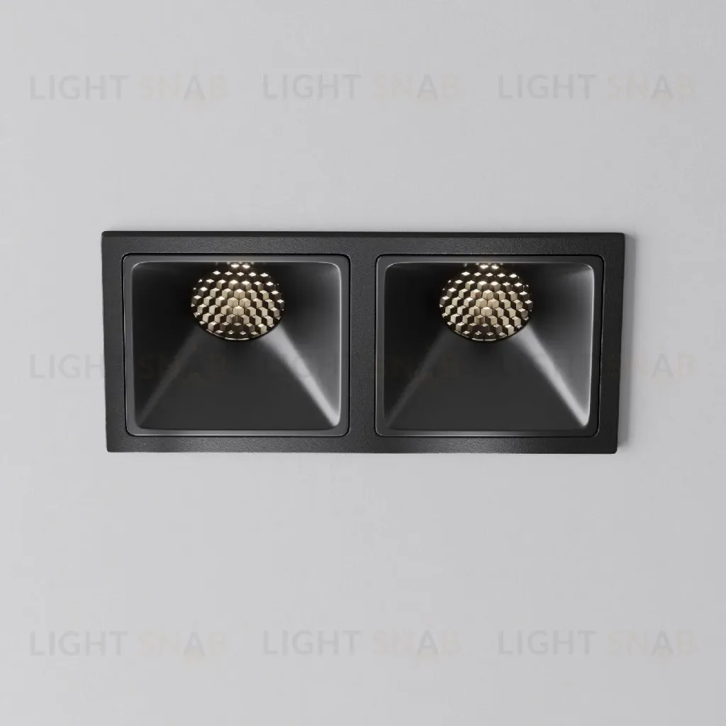 Встраиваемый светильник Maytoni Alfa LED DL043-02-10W4K-SQ-B-1 DL043-02-10W4K-SQ-B-1