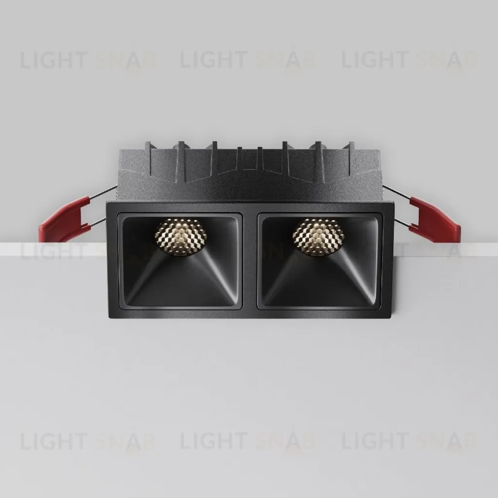 Встраиваемый светильник Maytoni Alfa LED DL043-02-10W4K-SQ-B-1 DL043-02-10W4K-SQ-B-1