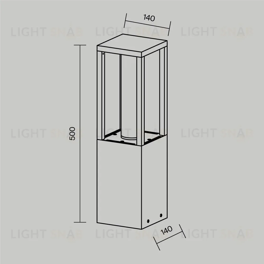 Ландшафтный светильник Maytoni Expo O480FL-L12B3K O480FL-L12B3K