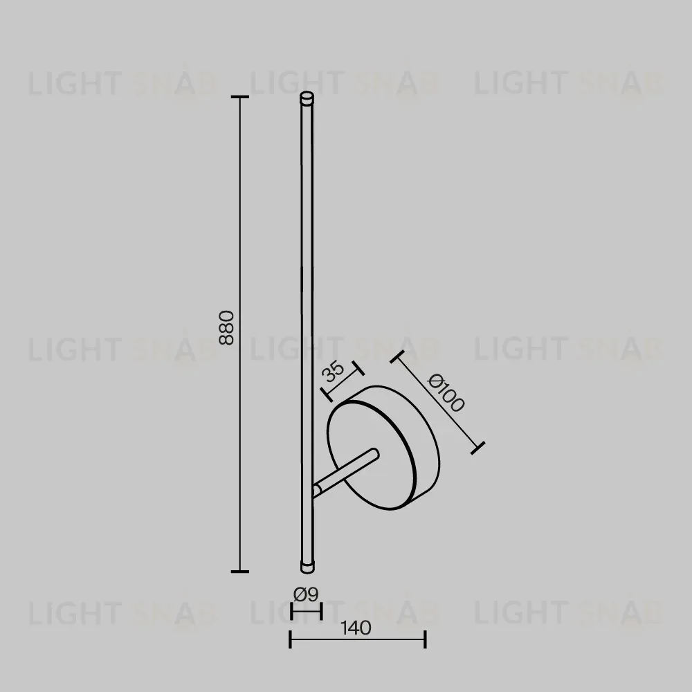Настенный светильник Maytoni Elegant C085WL-L12BS2.7K C085WL-L12BS2.7K