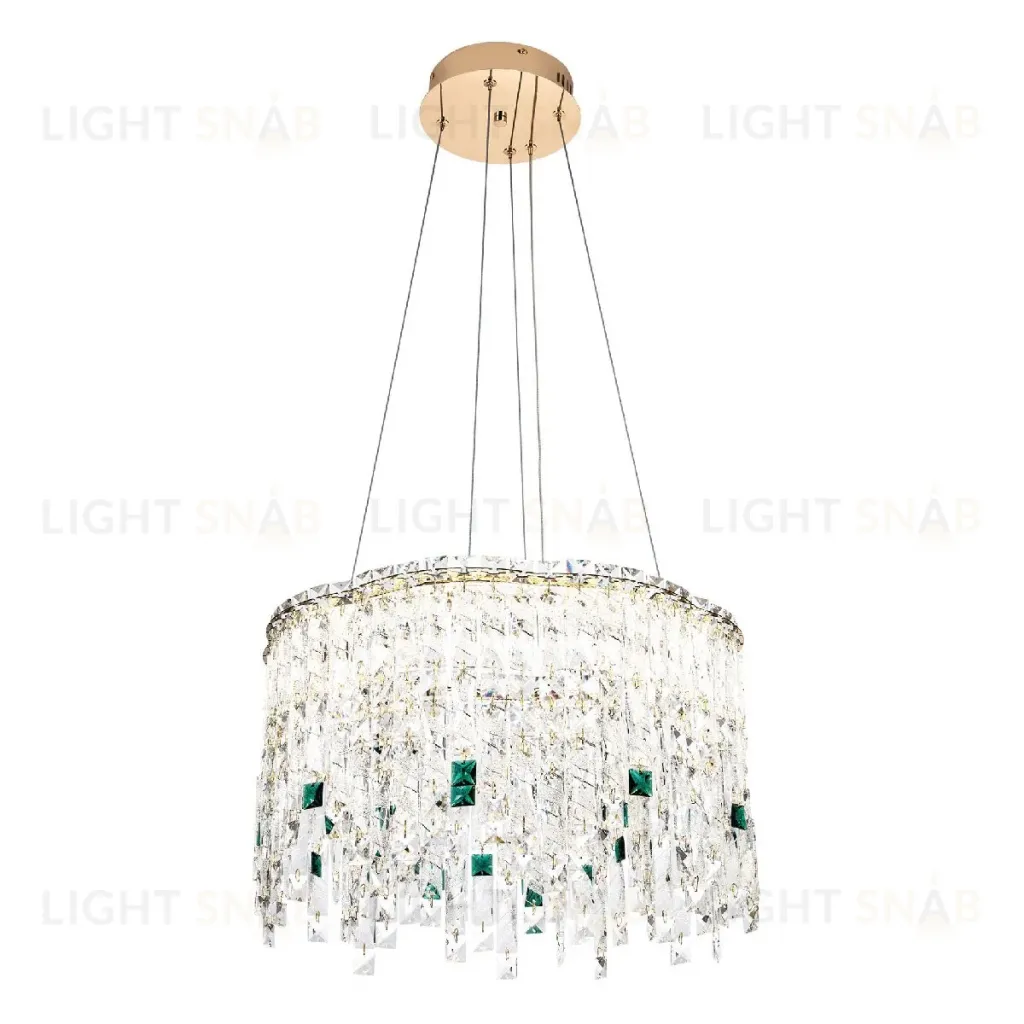Подвесная люстра Modelux ML.2317.500 GD (без зеленых вставок) ML.2317.500 GD