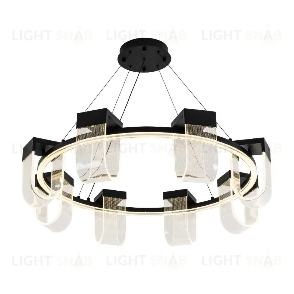 Подвесная люстра LED4U L7707-900 BK L7707-900 BK