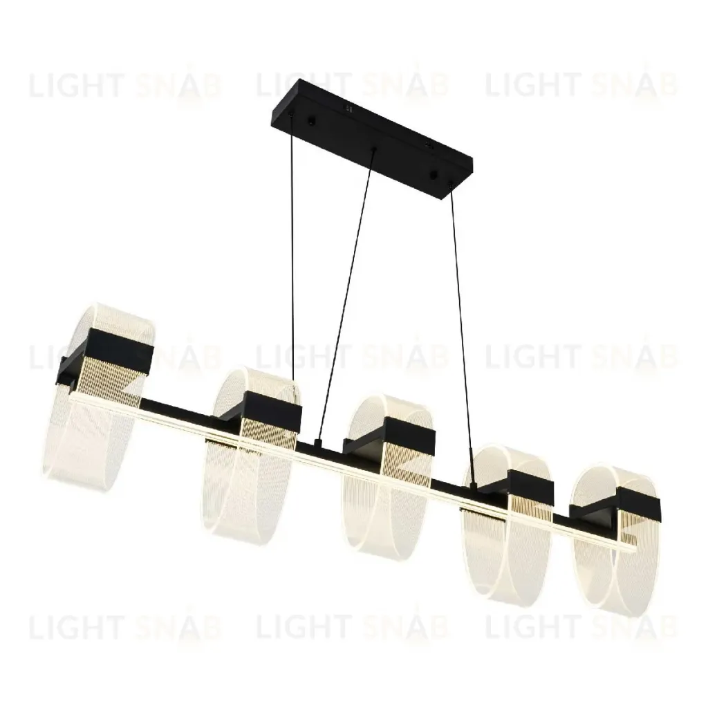 Подвесная люстра LED4U L7708-1200 BK L7708-1200 BK