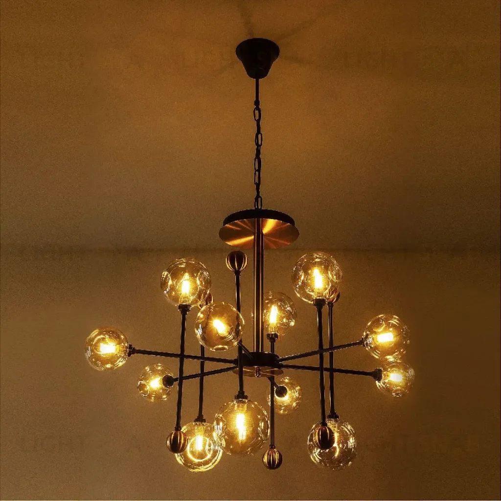 Подвесная люстра LED4U L6157-12 L6157-12