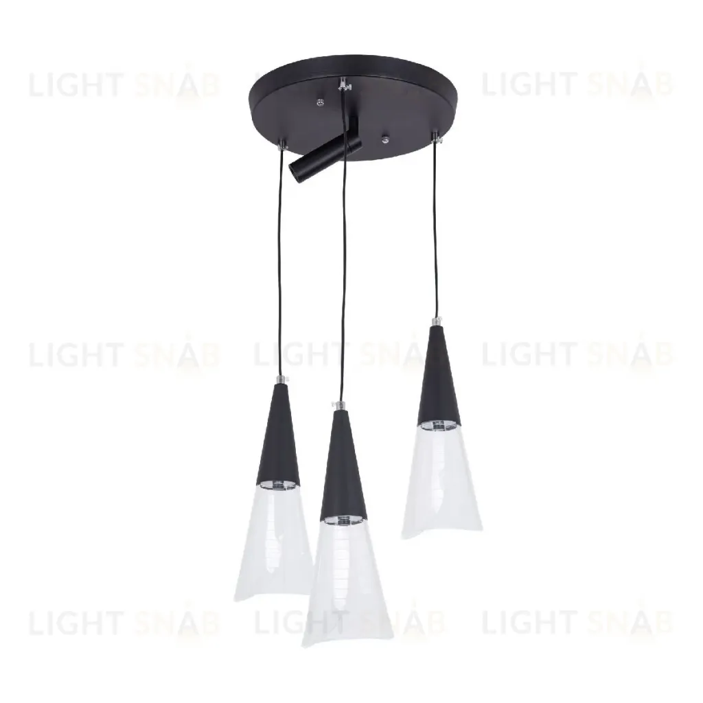 Подвесной светильник LED4U L7106-4 BK L7106-4 BK