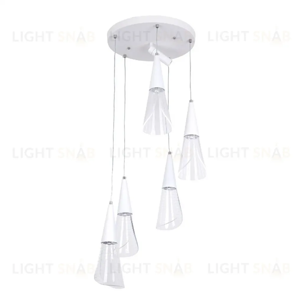 Каскадная люстра LED4U L7106-6 WТ L7106-6 WТ