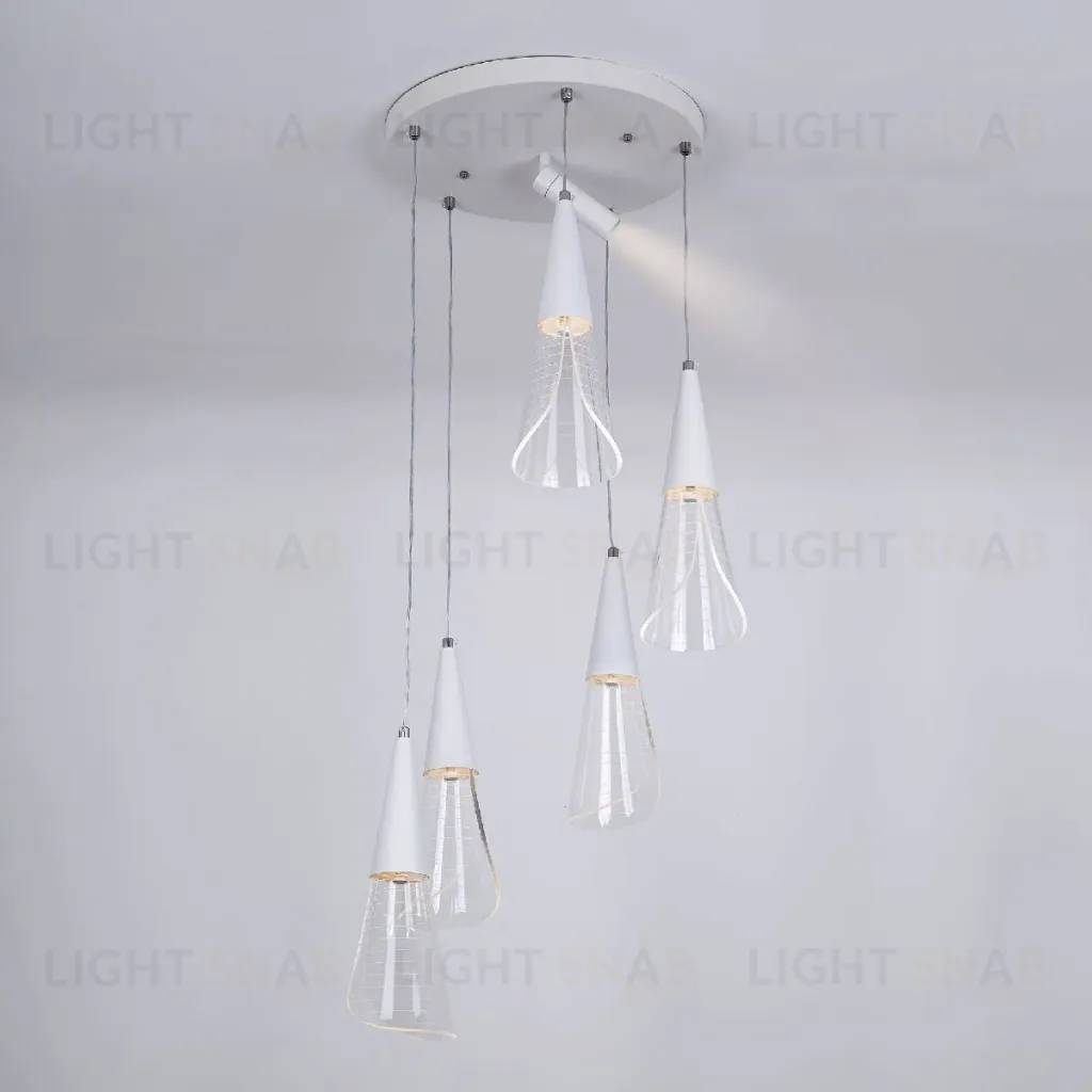 Каскадная люстра LED4U L7106-6 WТ L7106-6 WТ
