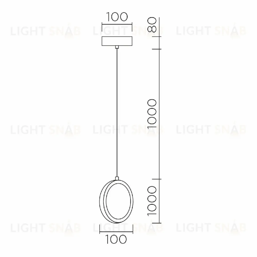 Подвесной светильник LED4U L7108-150 GD L7108-150 GD