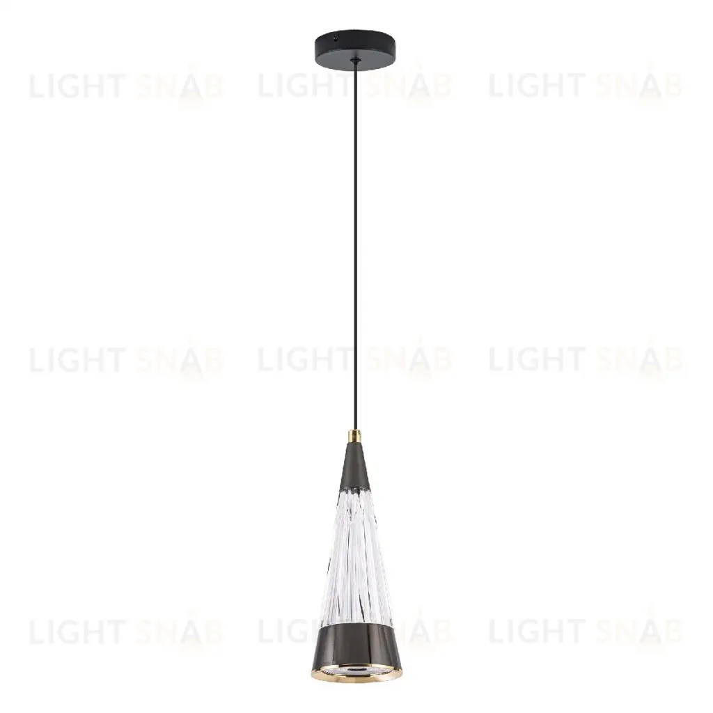 Подвесной светильник LED4U L7121-1 СR-BK L7121-1 СR-BK