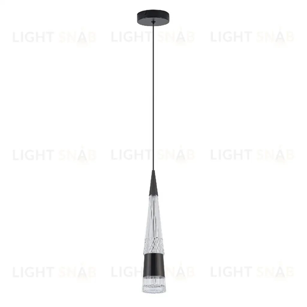 Подвесной светильник LED4U L7122-1 CR-BK L7122-1 CR-BK