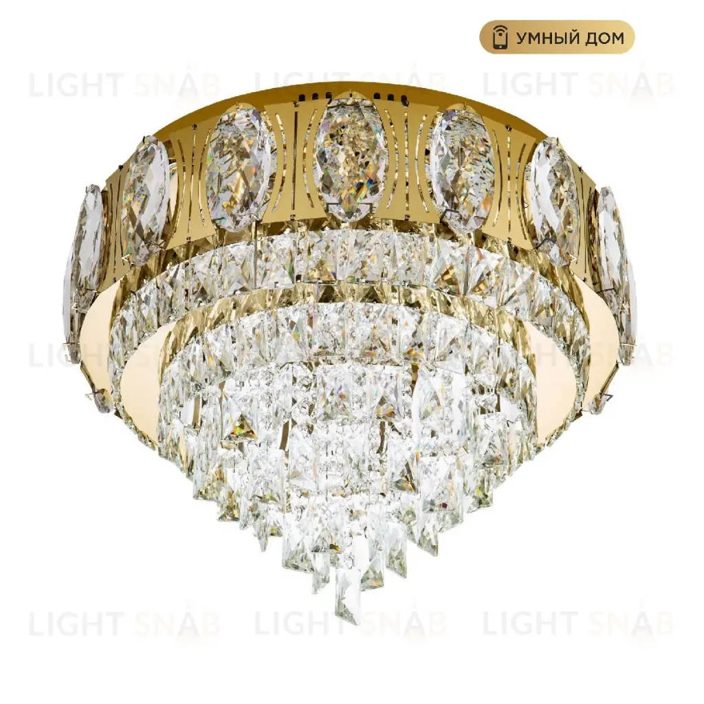 Потолочная люстра LED4U L9438-500 GD с УД L9438-500 GD с УД