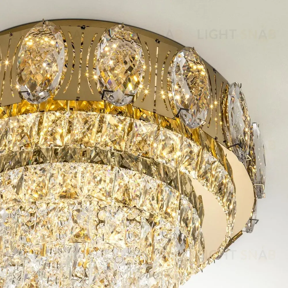 Потолочная люстра LED4U L9438-500 GD с УД L9438-500 GD с УД