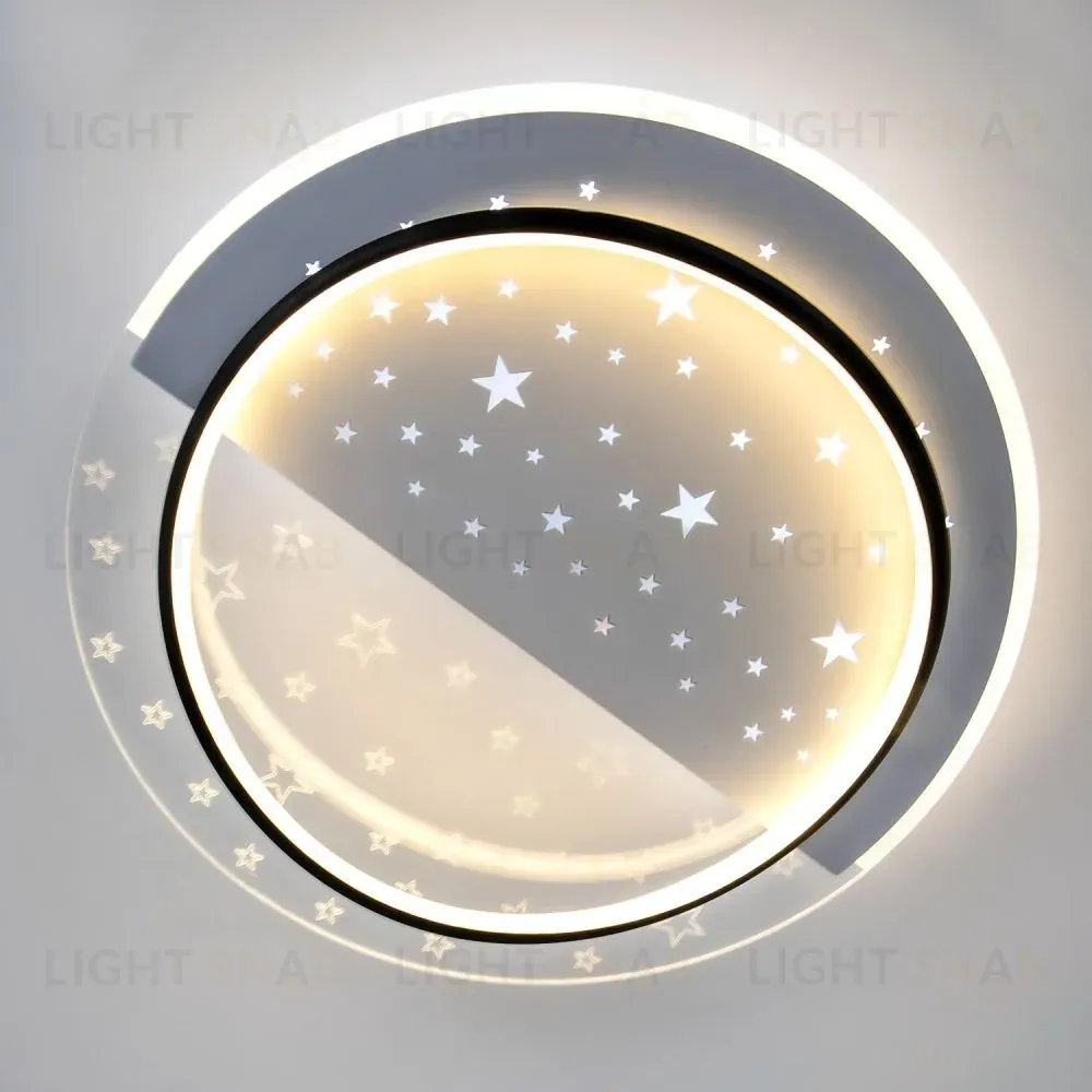 Потолочный светильник LED4U L1036-480 BK L1036-480 BK