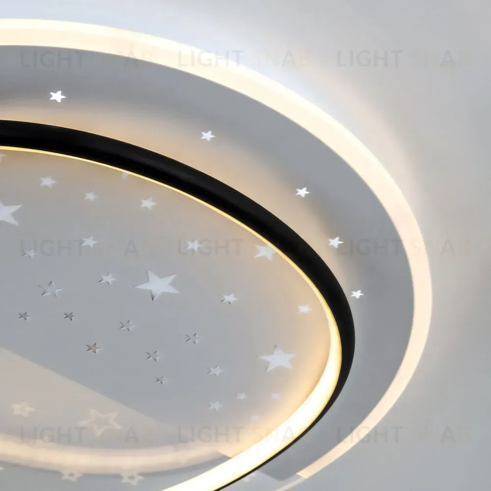 Потолочный светильник LED4U L1036-480 BK L1036-480 BK