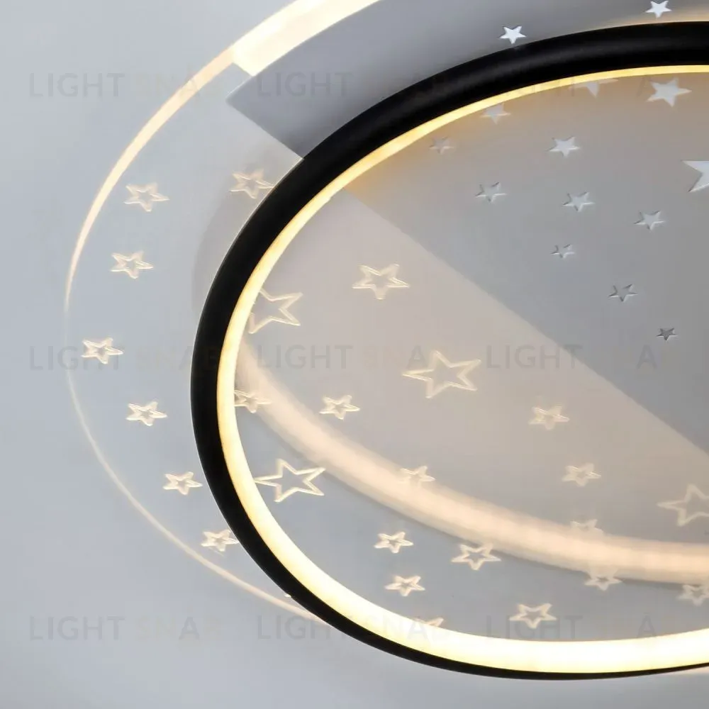 Потолочный светильник LED4U L1036-480 BK L1036-480 BK