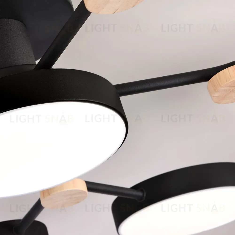 Потолочная люстра LED4U L3201-780 BK L3201-780 BK