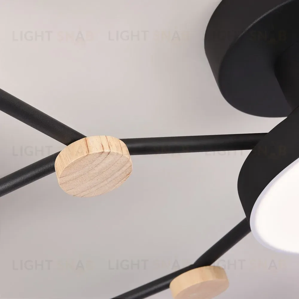 Потолочная люстра LED4U L3201-780 BK L3201-780 BK