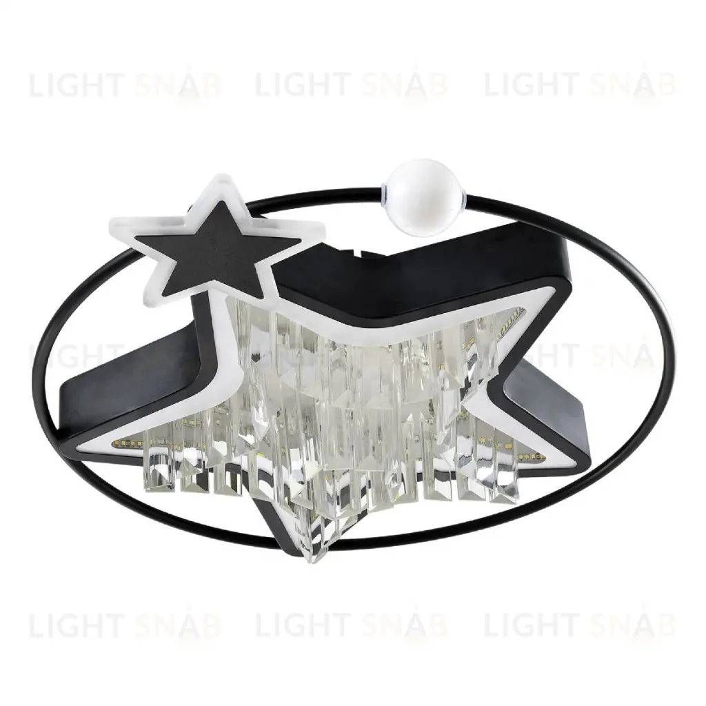 Потолочный светильник LED4U L8025-450 BK L8025-450 BK