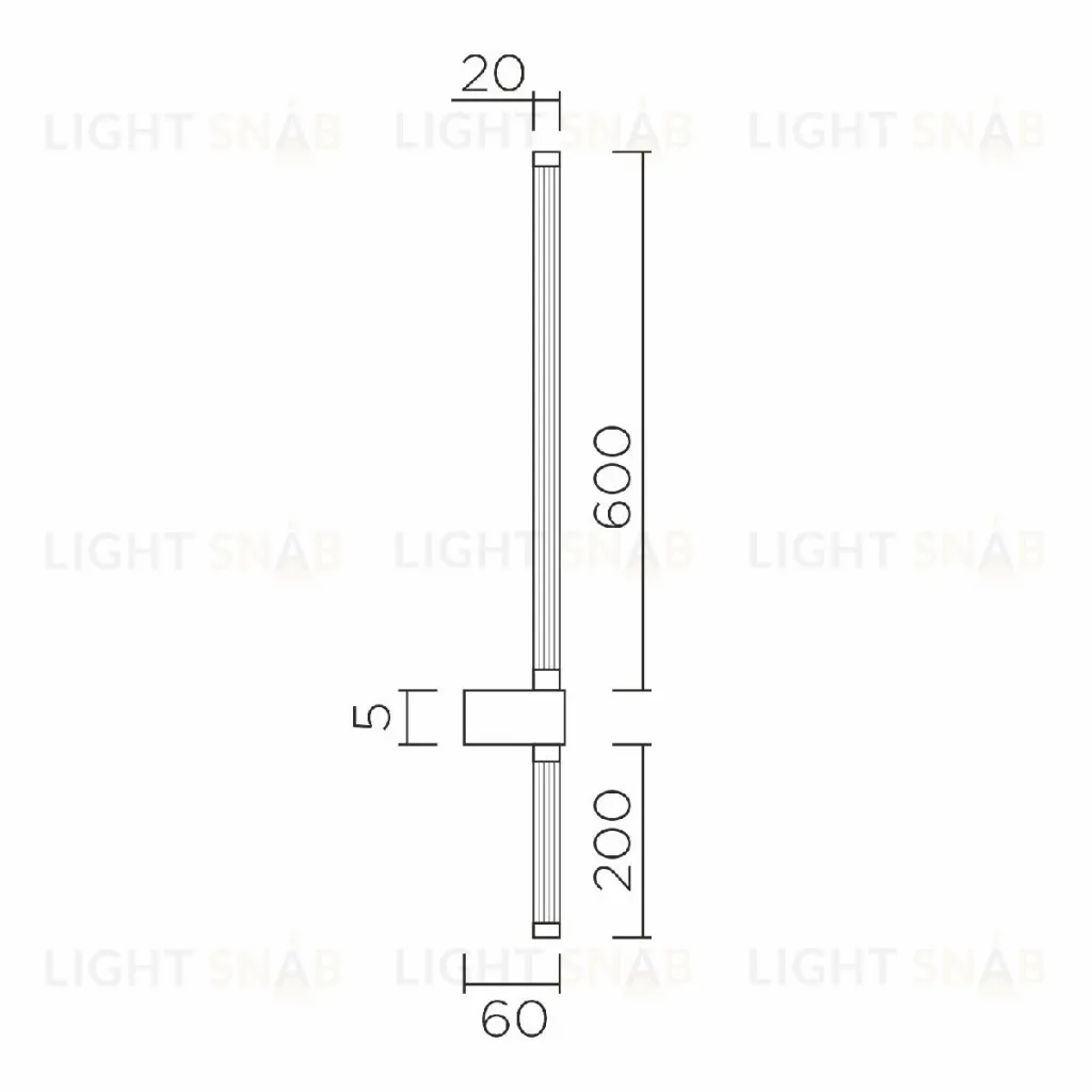 Настенный светильник LED4U L2232-800 BS L2232-800 BS