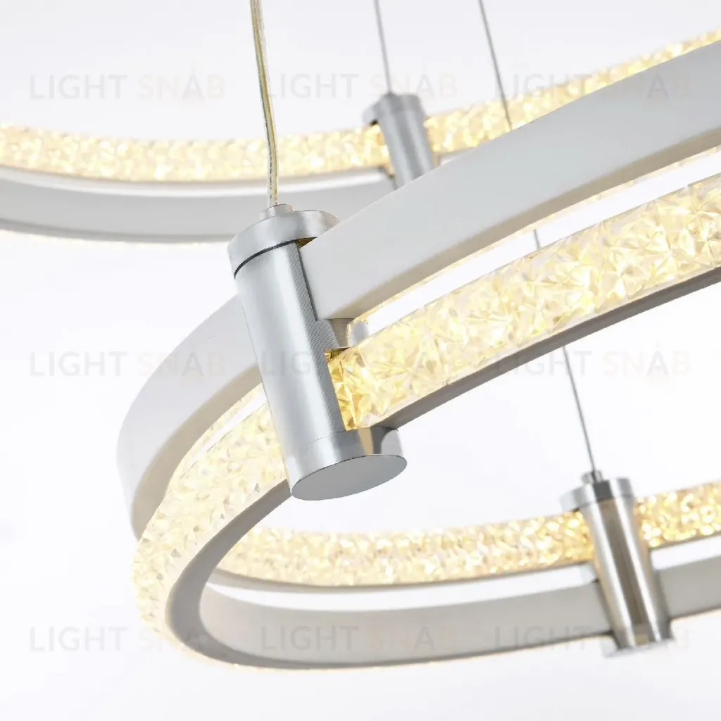 Подвесная люстра LED4U 8620-600-400 WT 8620-600-400 WT