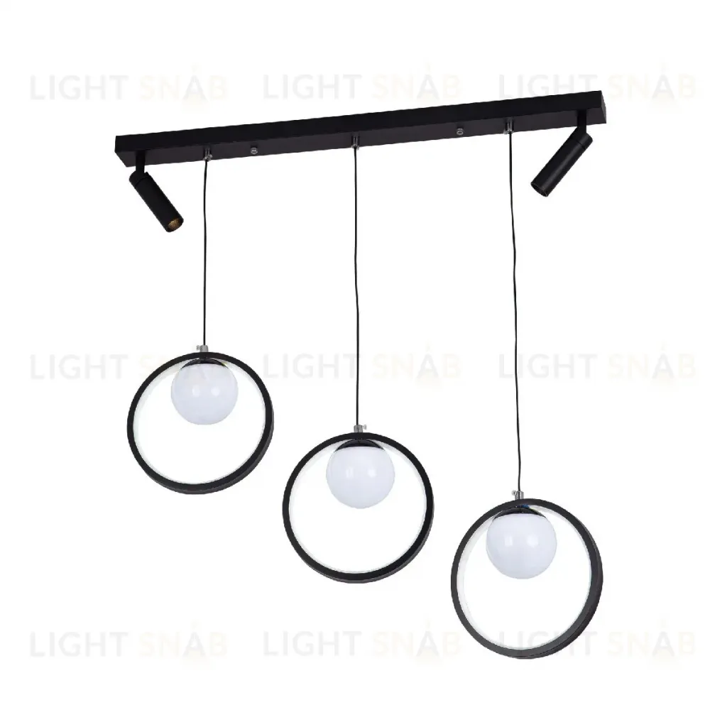 Подвесная люстра LED4U L7103-5 BK L7103-5 BK