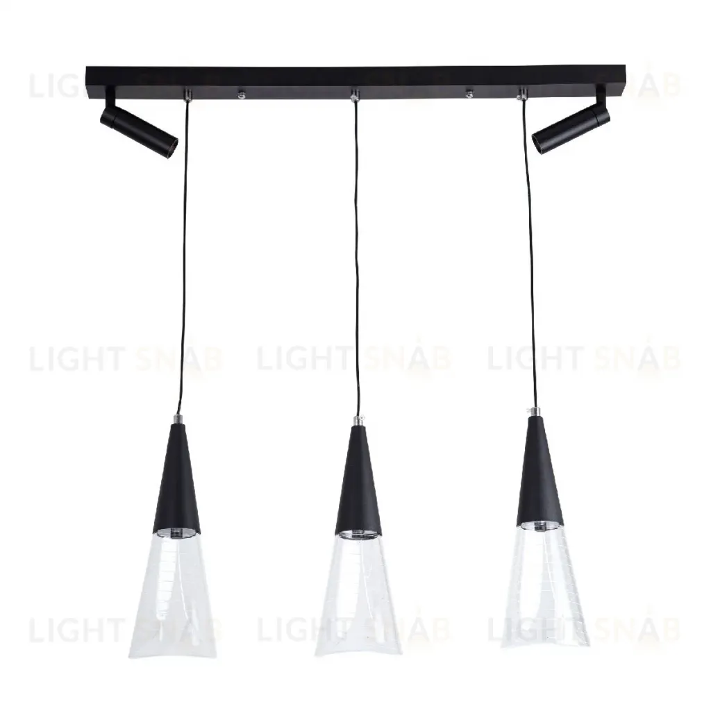 Подвесной светильник LED4U L7105-5 BK L7105-5 BK
