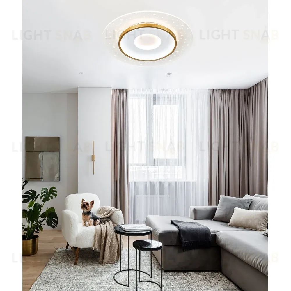 Потолочный светильник LED4U L1027-500 WH-GD L1027-500 WH-GD