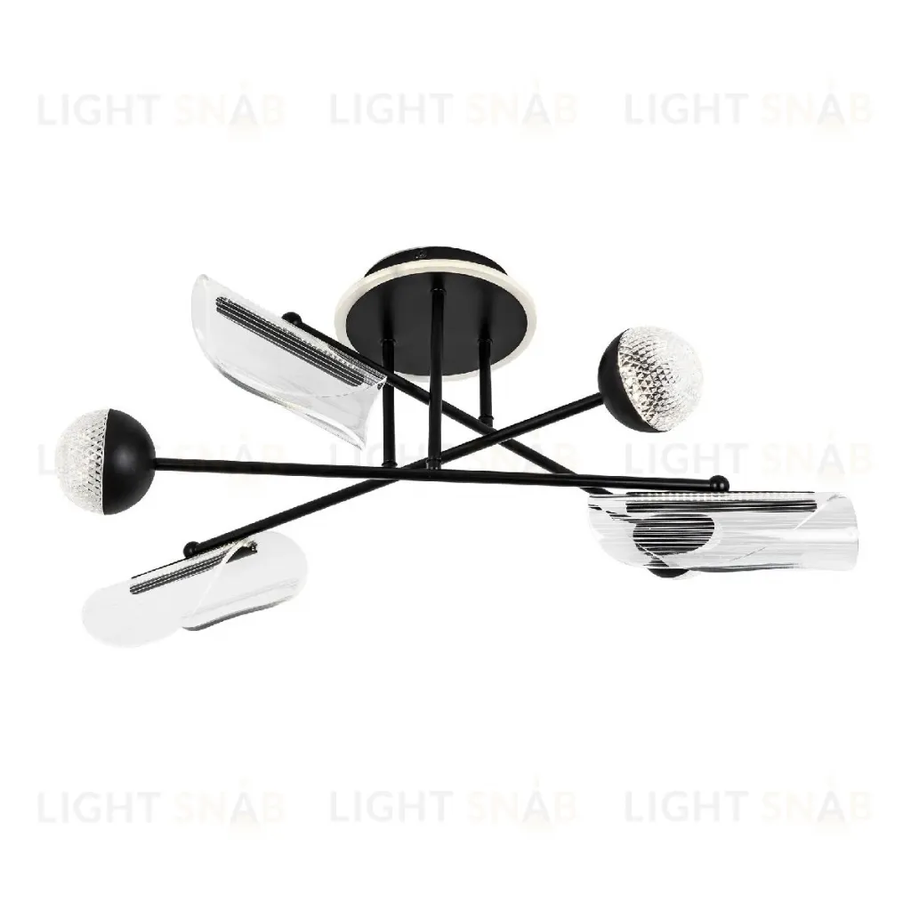 Потолочная люстра LED4U L3200-6 BK L3200-6 BK