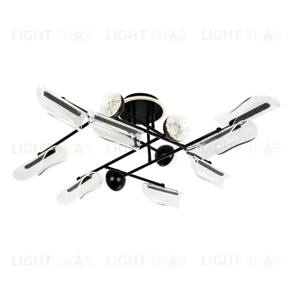 Потолочная люстра LED4U L3200-12 BK L3200-12 BK