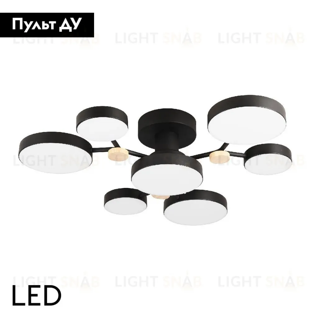 Потолочная люстра LED4U L3201-700 BK L3201-700 BK