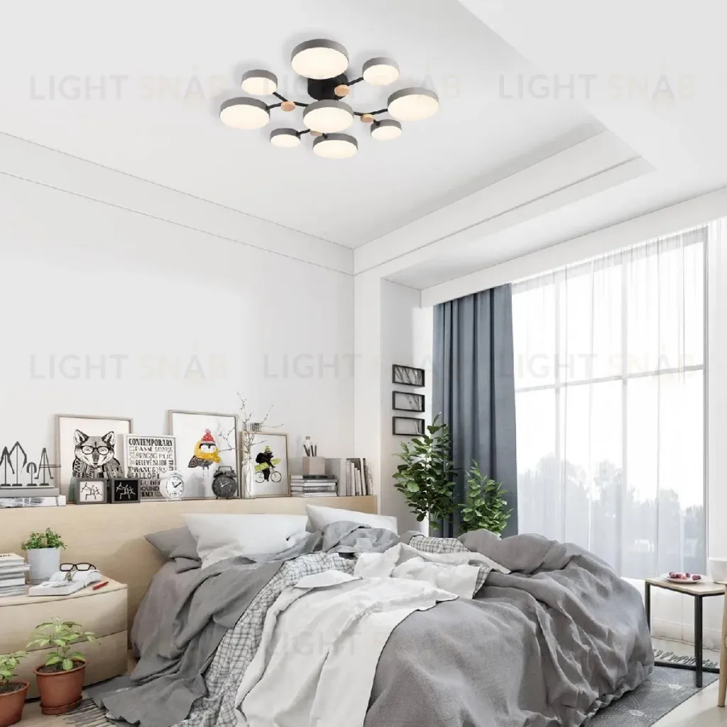 Потолочная люстра LED4U L3201-780 GR L3201-780 GR