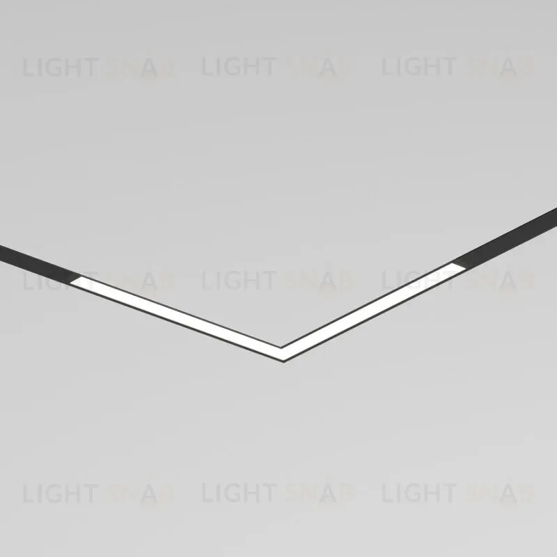 Трековый однофазный светильник Denkirs Simple Linear DK8114-BK DK8114-BK