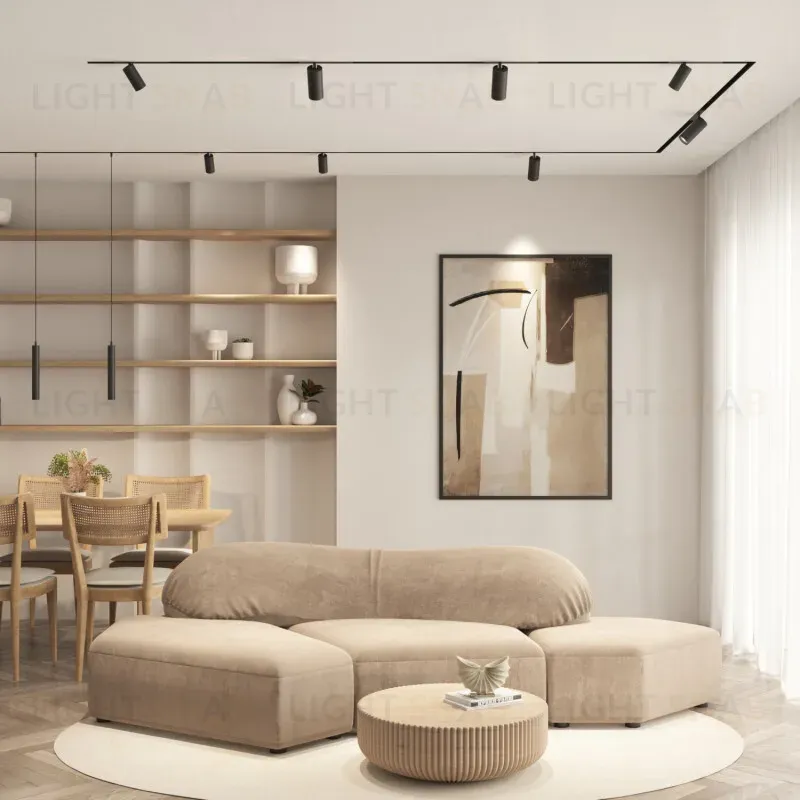 Трековый однофазный светильник Denkirs Simple Spot DK8220-BK DK8220-BK
