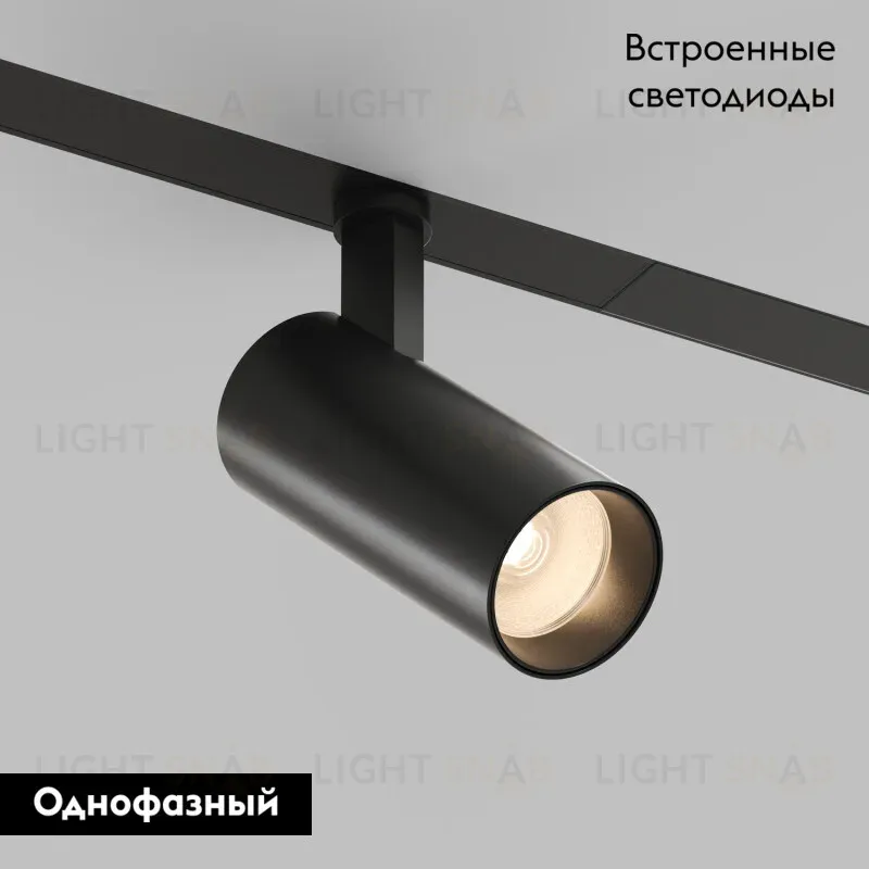 Трековый однофазный светильник Denkirs Simple Spot DK8110-BK DK8110-BK