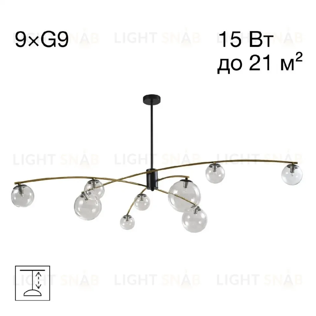 Люстра на штанге Citilux Fisher CL218193 CL218193