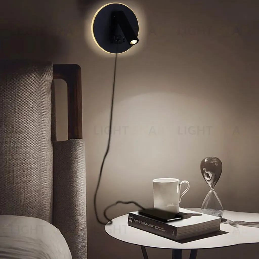 Спот Reluce 86203-9.2-001KT LED12W+USB BK 86203-9.2-001KT LED12W+USB BK