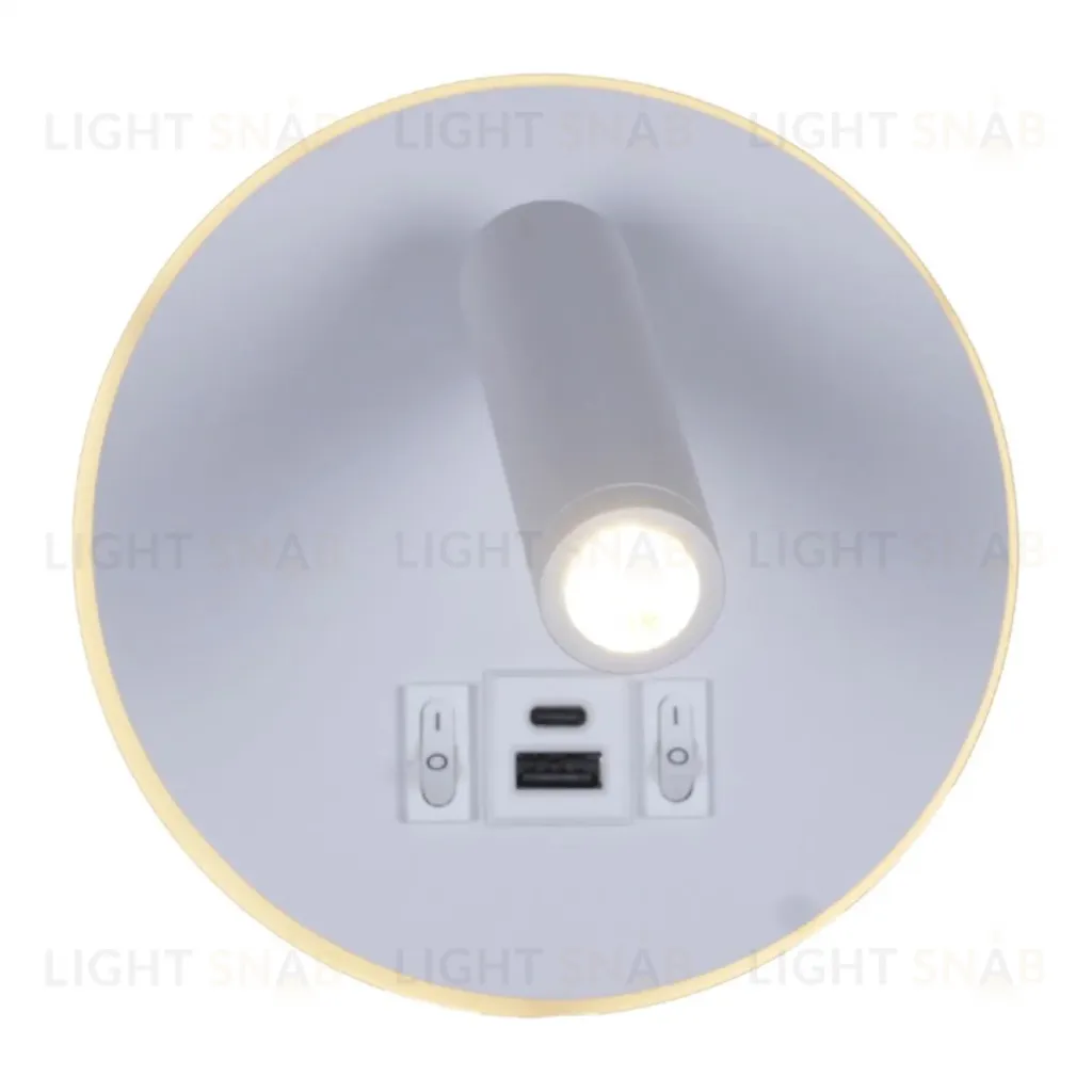 Спот Reluce 86203-9.2-001KT LED12W+USB WT 86203-9.2-001KT LED12W+USB WT