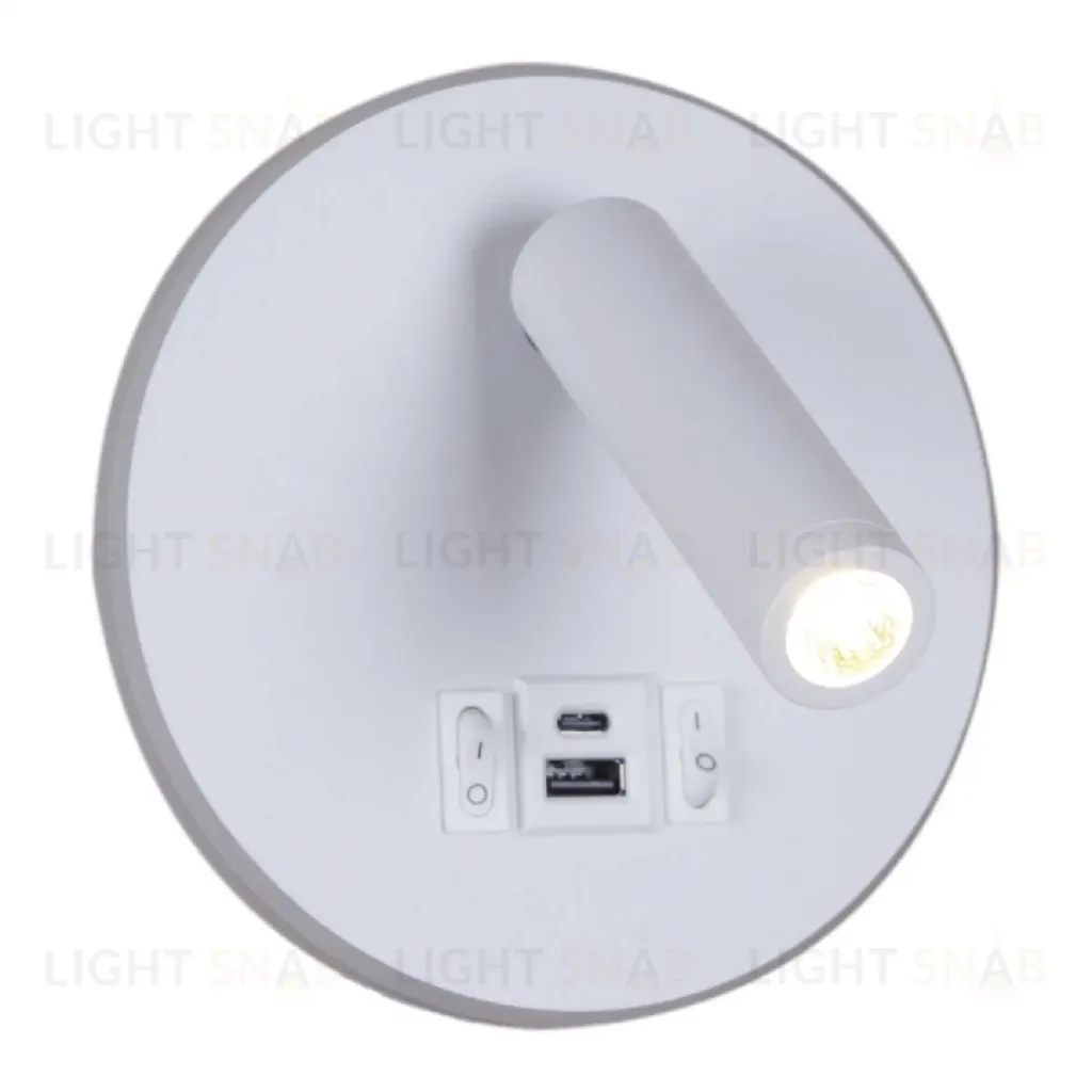 Спот Reluce 86203-9.2-001KT LED12W+USB WT 86203-9.2-001KT LED12W+USB WT