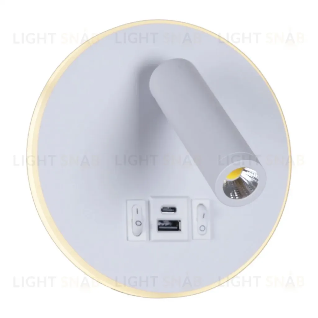 Спот Reluce 86203-9.2-001KT LED12W+USB WT 86203-9.2-001KT LED12W+USB WT