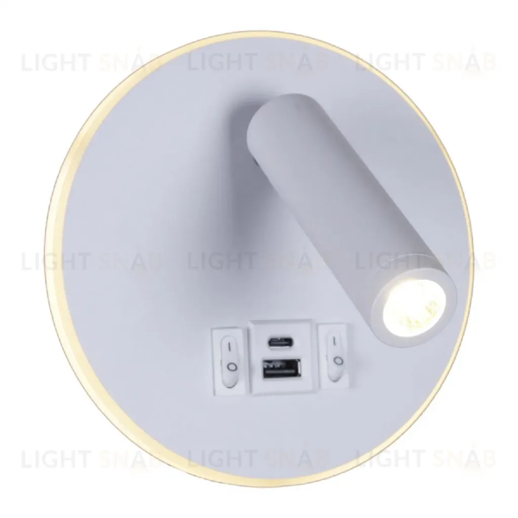 Спот Reluce 86203-9.2-001KT LED12W+USB WT 86203-9.2-001KT LED12W+USB WT