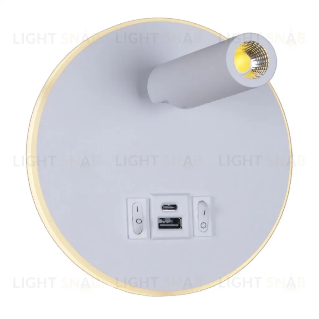 Спот Reluce 86203-9.2-001KT LED12W+USB WT 86203-9.2-001KT LED12W+USB WT