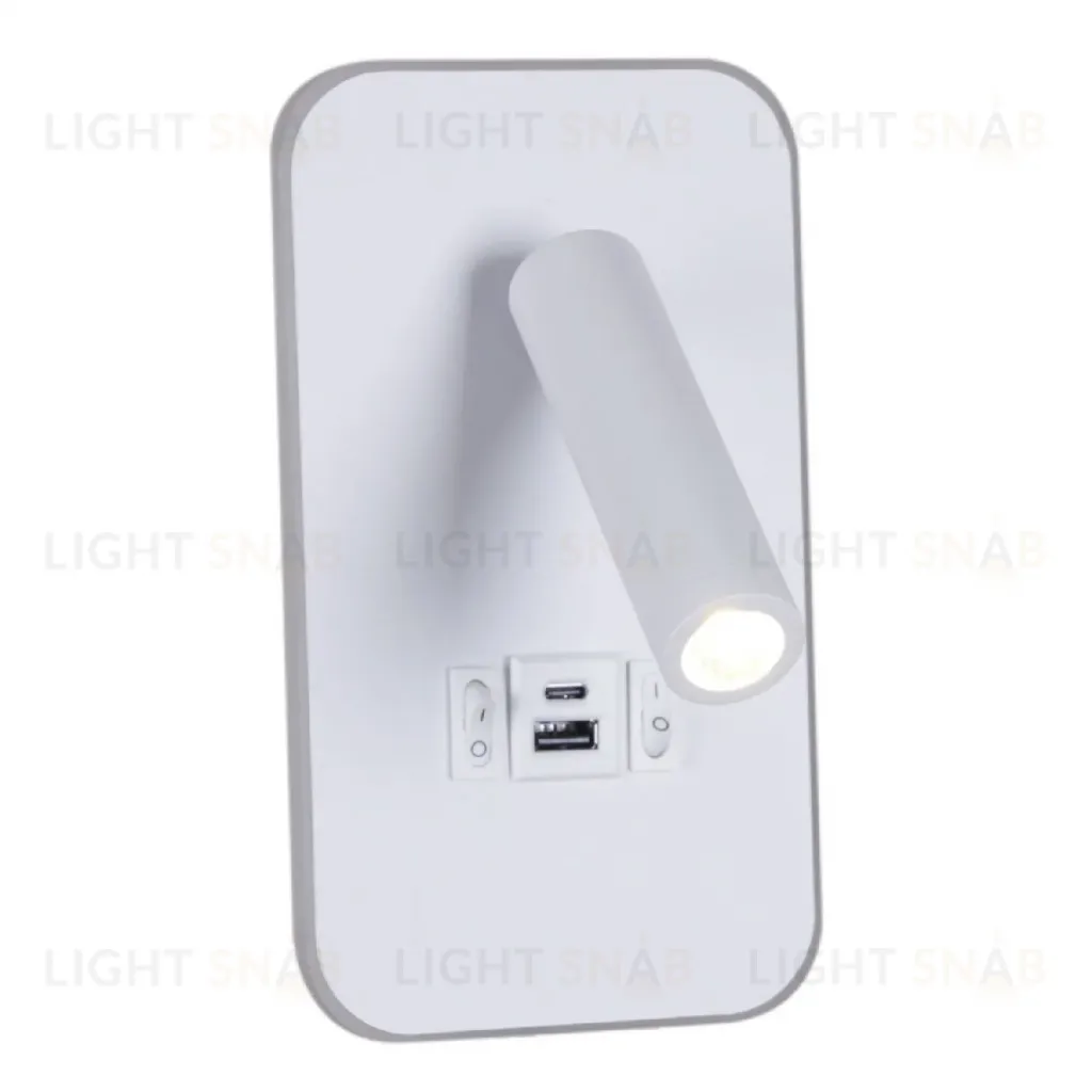 Спот Reluce 86204-9.2-001KT LED12W+USB WT 86204-9.2-001KT LED12W+USB WT