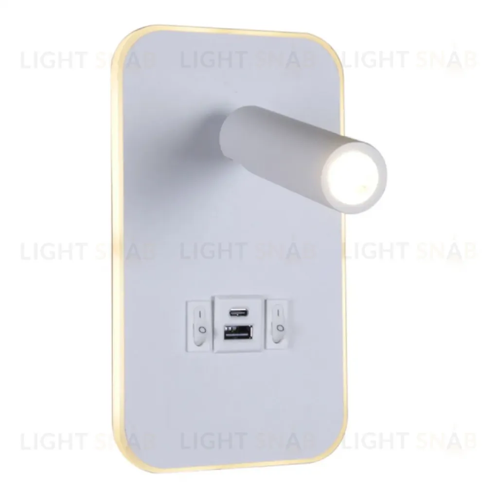 Спот Reluce 86204-9.2-001KT LED12W+USB WT 86204-9.2-001KT LED12W+USB WT